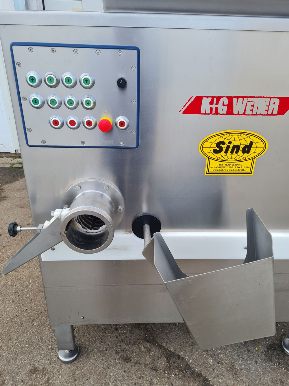 Grinder with mixer 130mm Kramer Grebe Wetter