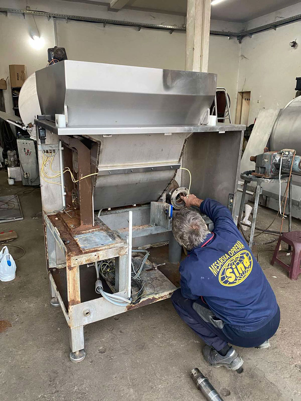 Grinder with mixer 130mm Kramer Grebe Wetter